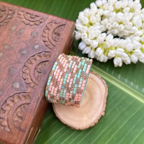 Nila Glass bangles – Candy light – GB177