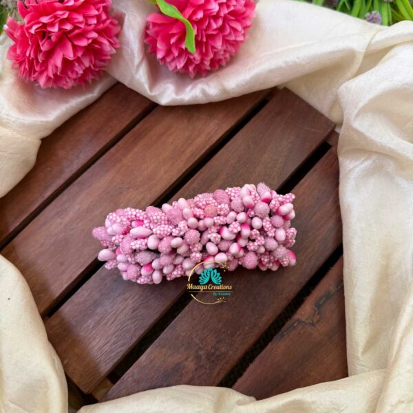 Artificial Light Pink Flower Hair Clip – J92