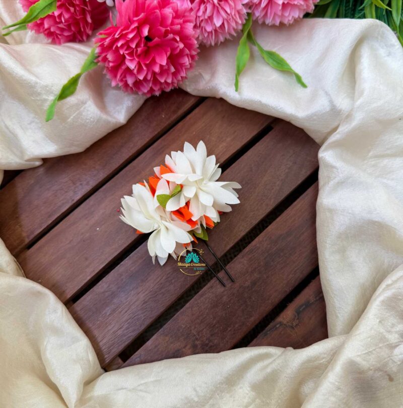 Real Look alike Kadhambam Flower U Pin – J112