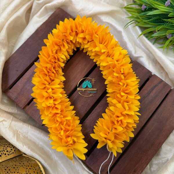 Real Look alike Mustard Yellow Pichi Poo Hair Accessory– J175