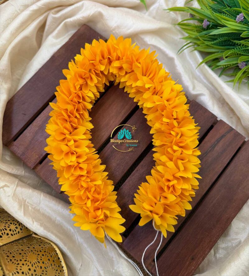 Real Look alike Mustard Yellow Pichi Poo Hair Accessory– J175