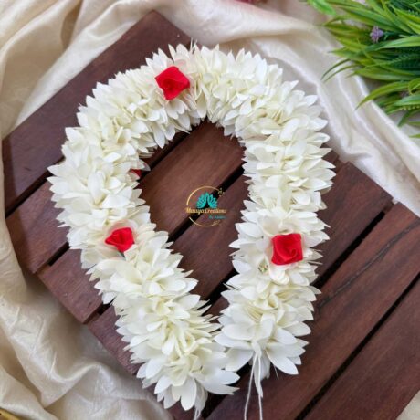 Artificial Red Rose Flower Hair Accessory– J194