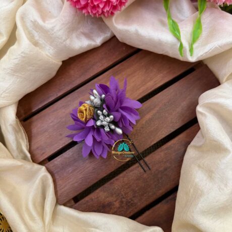 Real Look alike Lavender pichi Poo With Rose U Pin – J69