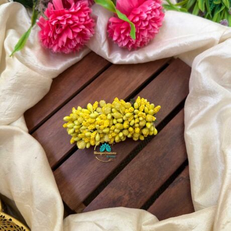Artificial Yellow Flower Hair Clip – J81