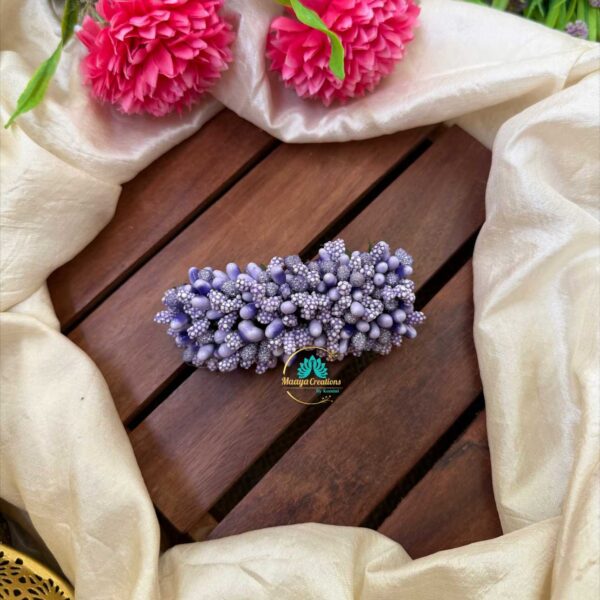 Artificial Lavender Flower Hair Clip – J82