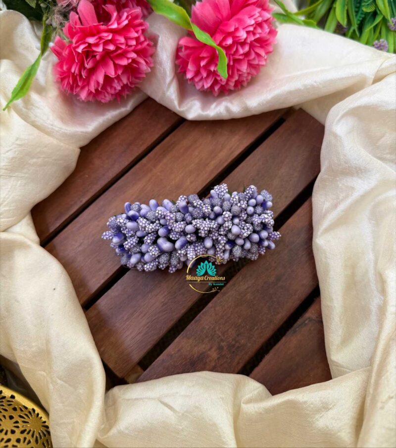 Artificial Lavender Flower Hair Clip – J82