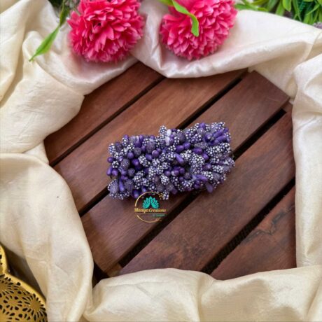 Artificial Purple Flower Hair Clip – J88