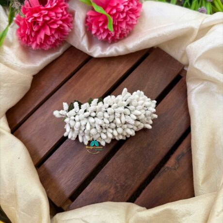 Artificial White Flower Hair Clip – J90