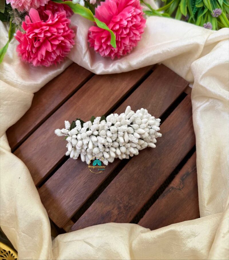 Artificial White Flower Hair Clip – J90