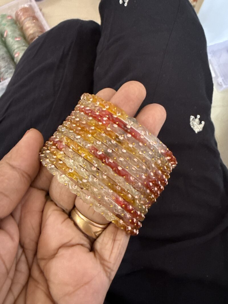 Dual tone Waves Yellow with Red – GB223