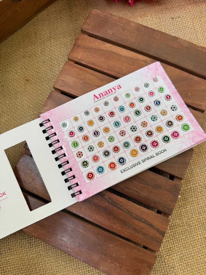 Ananya SB Fancy White Bridal Bindi Book (300 Quantity)- BB2 - Image 2