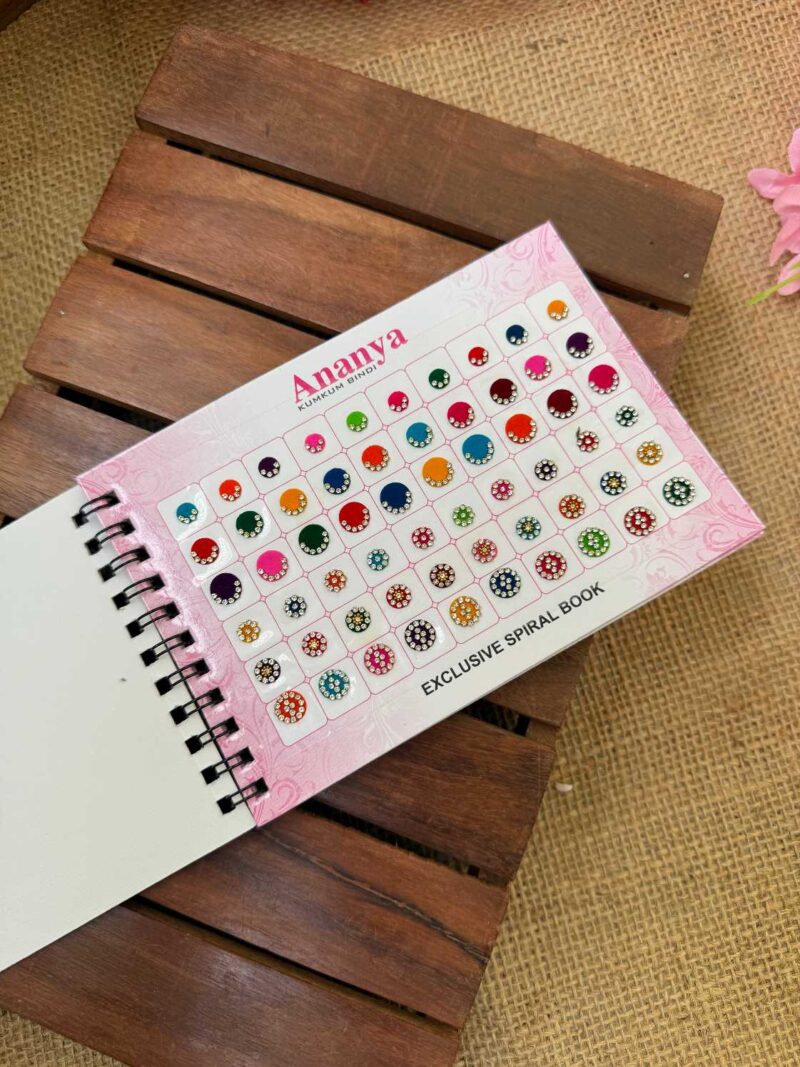 Ananya SB Fancy White Bridal Bindi Book (300 Quantity)- BB2 - Image 3