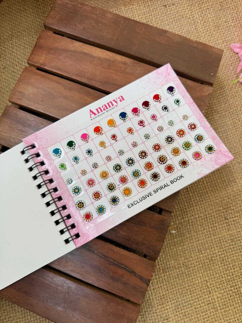 Ananya SB Fancy White Bridal Bindi Book (300 Quantity)- BB2 - Image 4