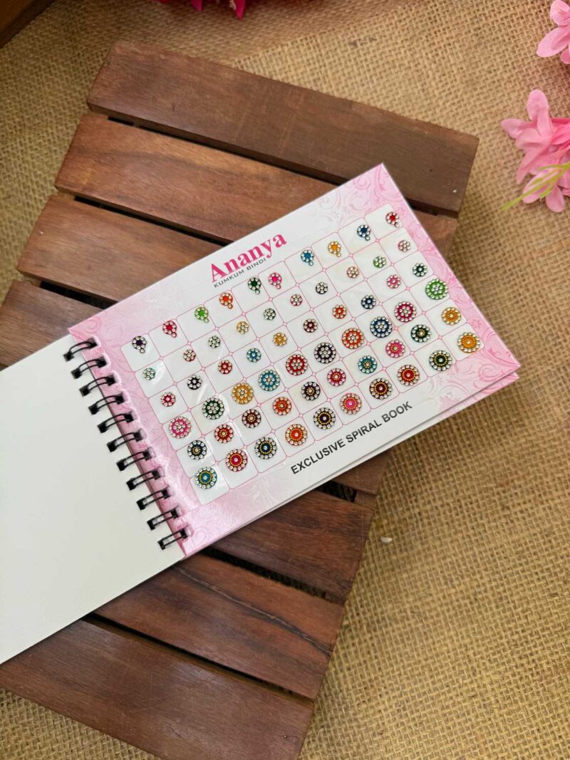 Ananya SB Fancy White Bridal Bindi Book (300 Quantity)- BB2 - Image 5