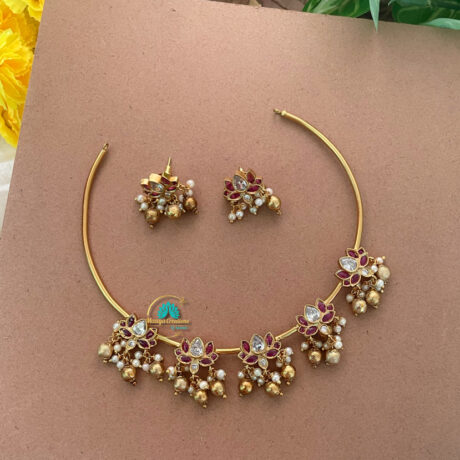 Elegent Lotus Neck Set- IM45