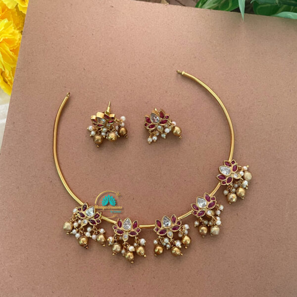 Elegent Lotus Neck Set- IM45