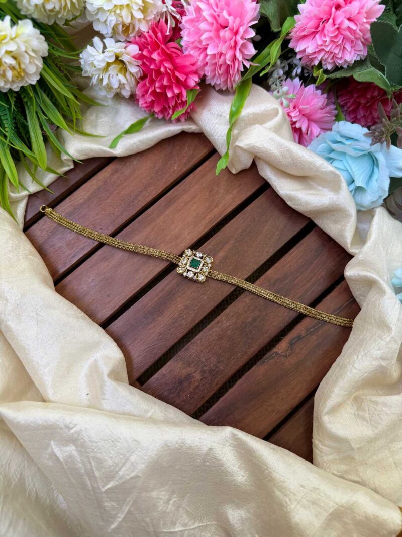 Simple Square Shape Pendent Neck Set - IM66