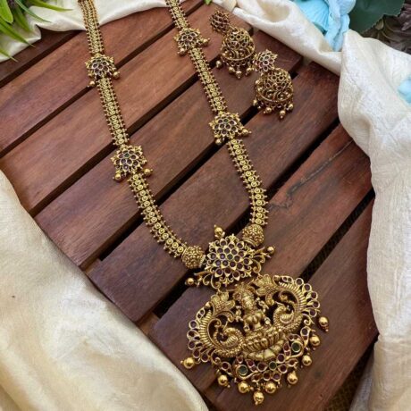 Antique Haram Type Lakshmi Pendent Neck Set - IM68