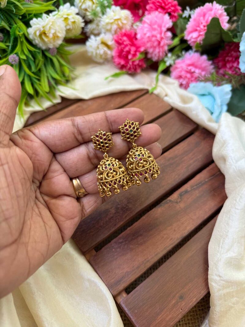 Antique Haram Type Lakshmi Pendent Neck Set - IM68 - Image 3
