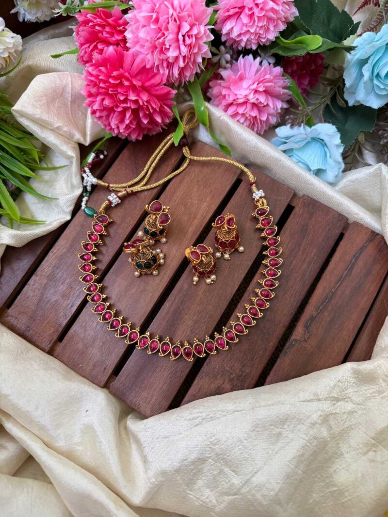 Simple Mango Style 2 in 1 Neck Set- IM84 - Image 2