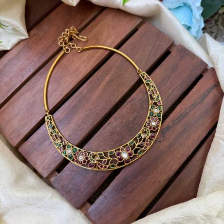 Unique Multi AD Stone Neck Set- IM102