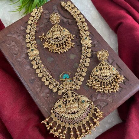 Antique Lakshmi Designer Short Neck set- IM34