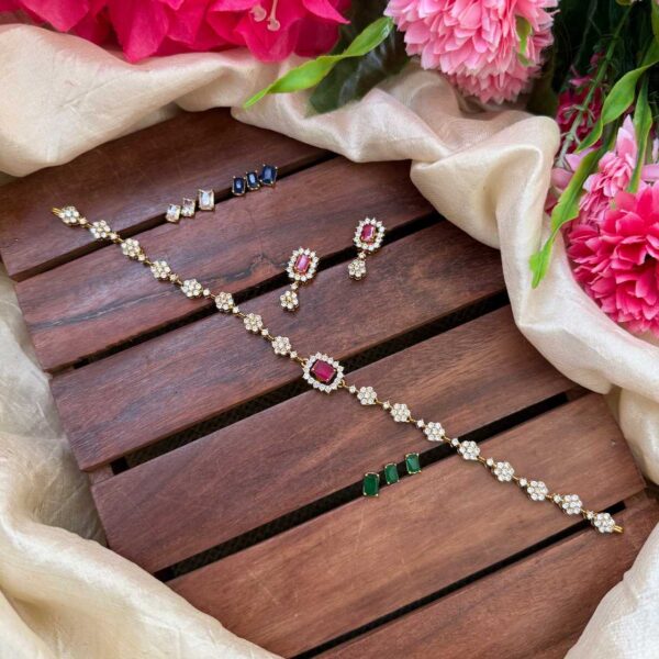 Premium AD Stone Neck set 4 in 1 - IM21