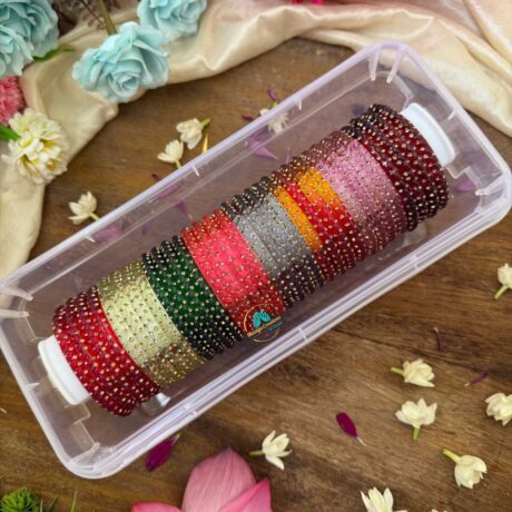 Kada Glass Bangles Combo Design 8-RG65