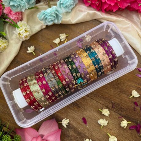 Kada Glass Bangles Combo Design 3-RG60