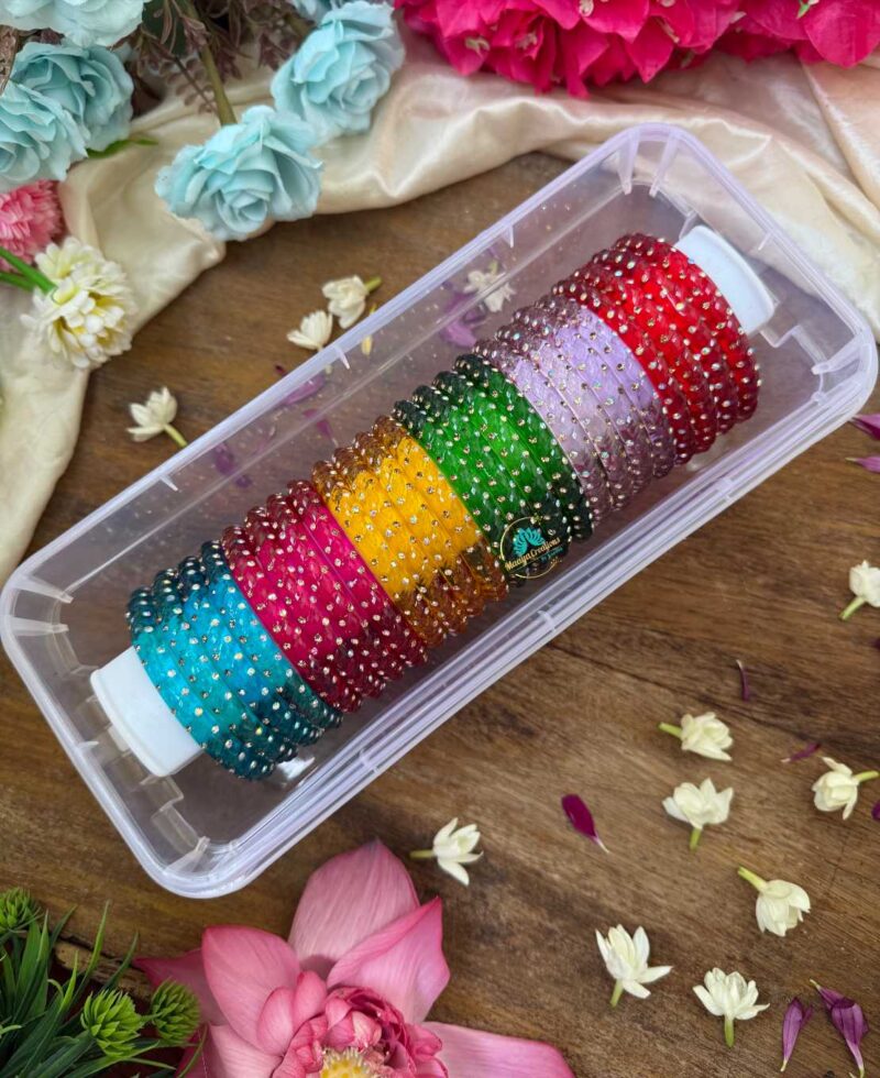 Kada Glass Bangles Combo Design 6-RG63