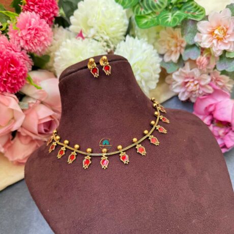 Red Stone Premium Chocker - IM131