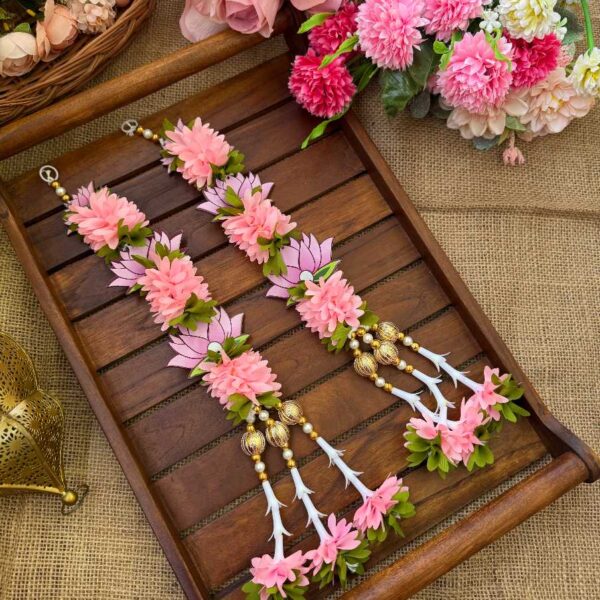 Lotus 3 Layer Pichi Flower Hangings – Light Pink - TO1