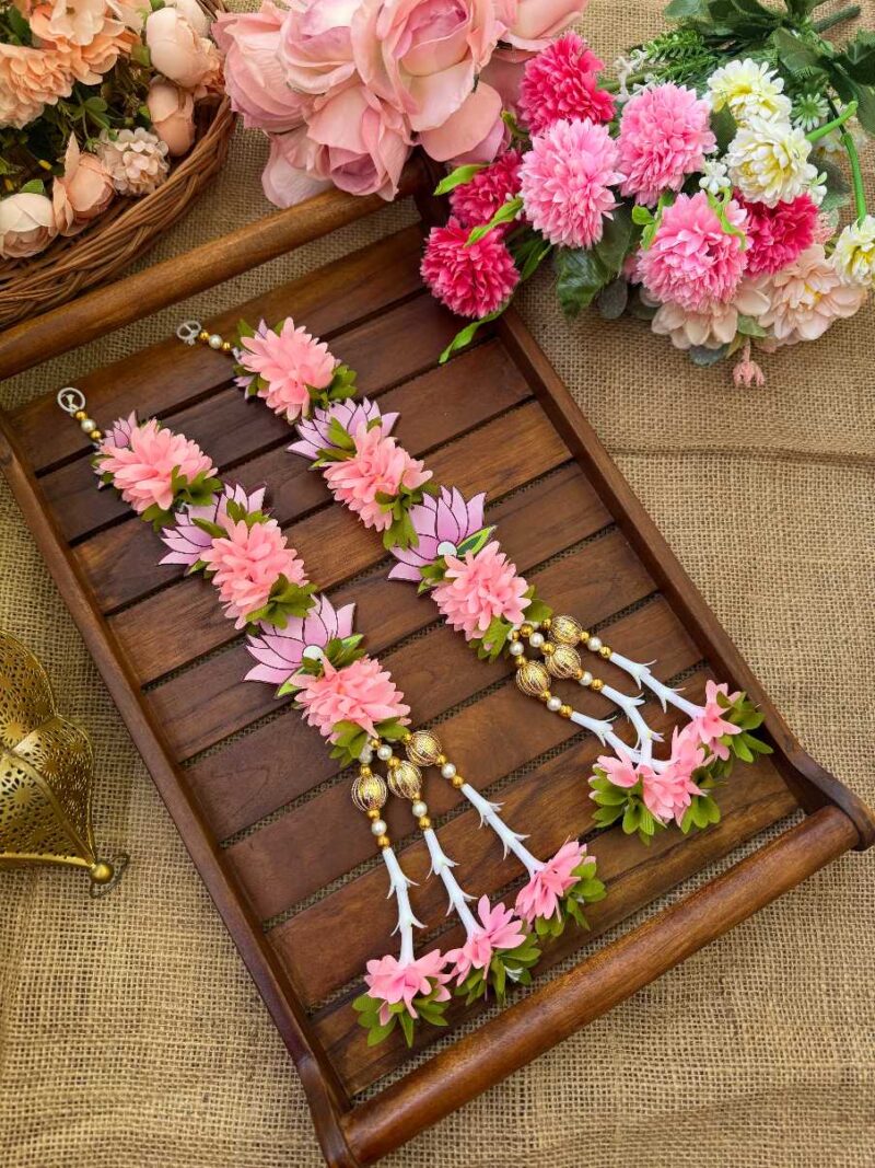 Lotus 3 Layer Pichi Flower Hangings – Light Pink - TO1