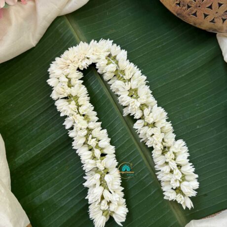 Centre clip - Pichi poo with centre clip string Jasmine (Gajra / chambeli)  – J227