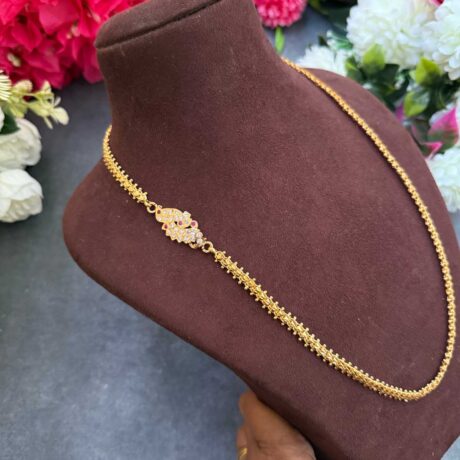 Mugappu chain – Peacock Dollar - IP24