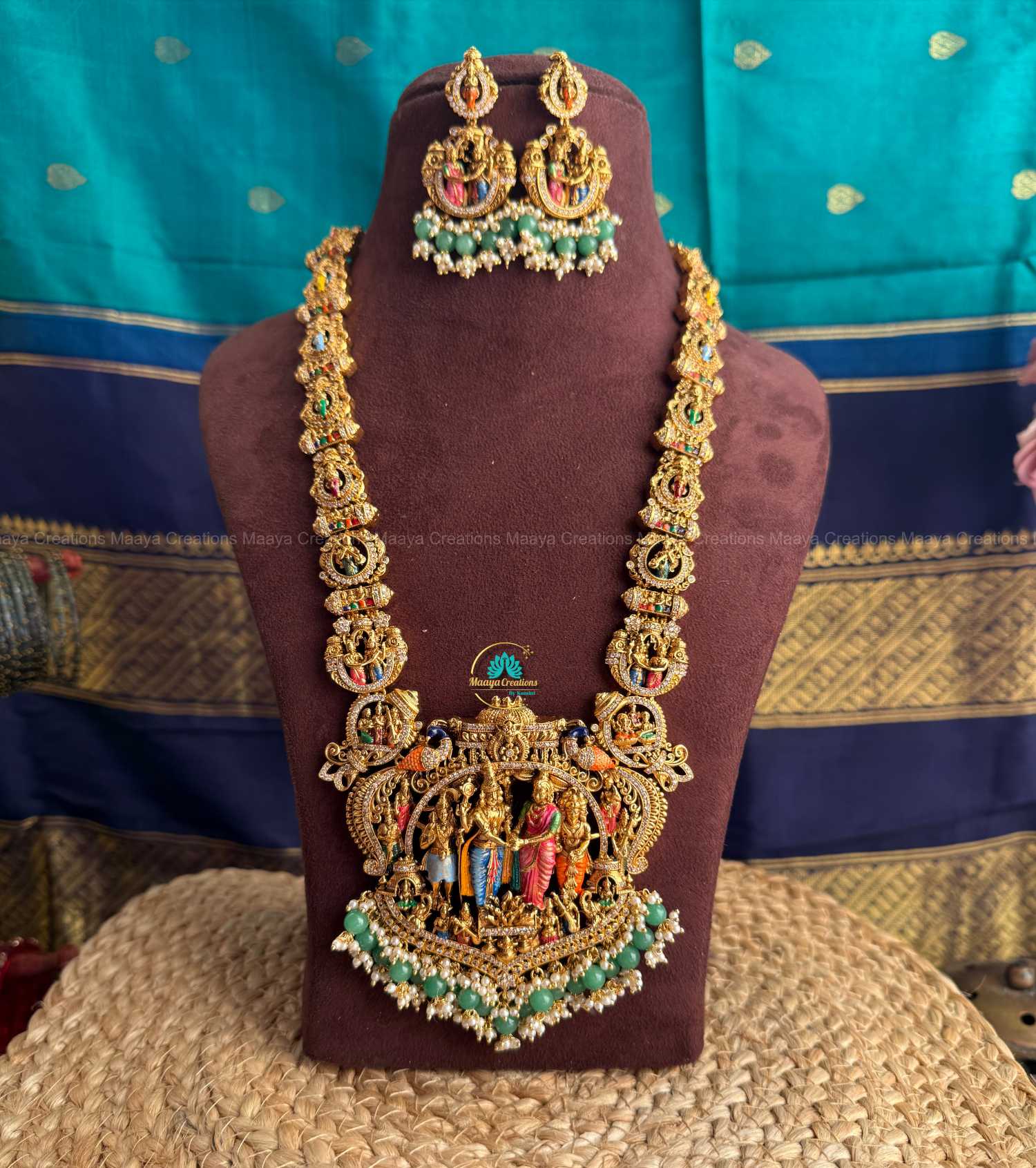 Srinivasa Kalyanam Handpainted Haram - TS02