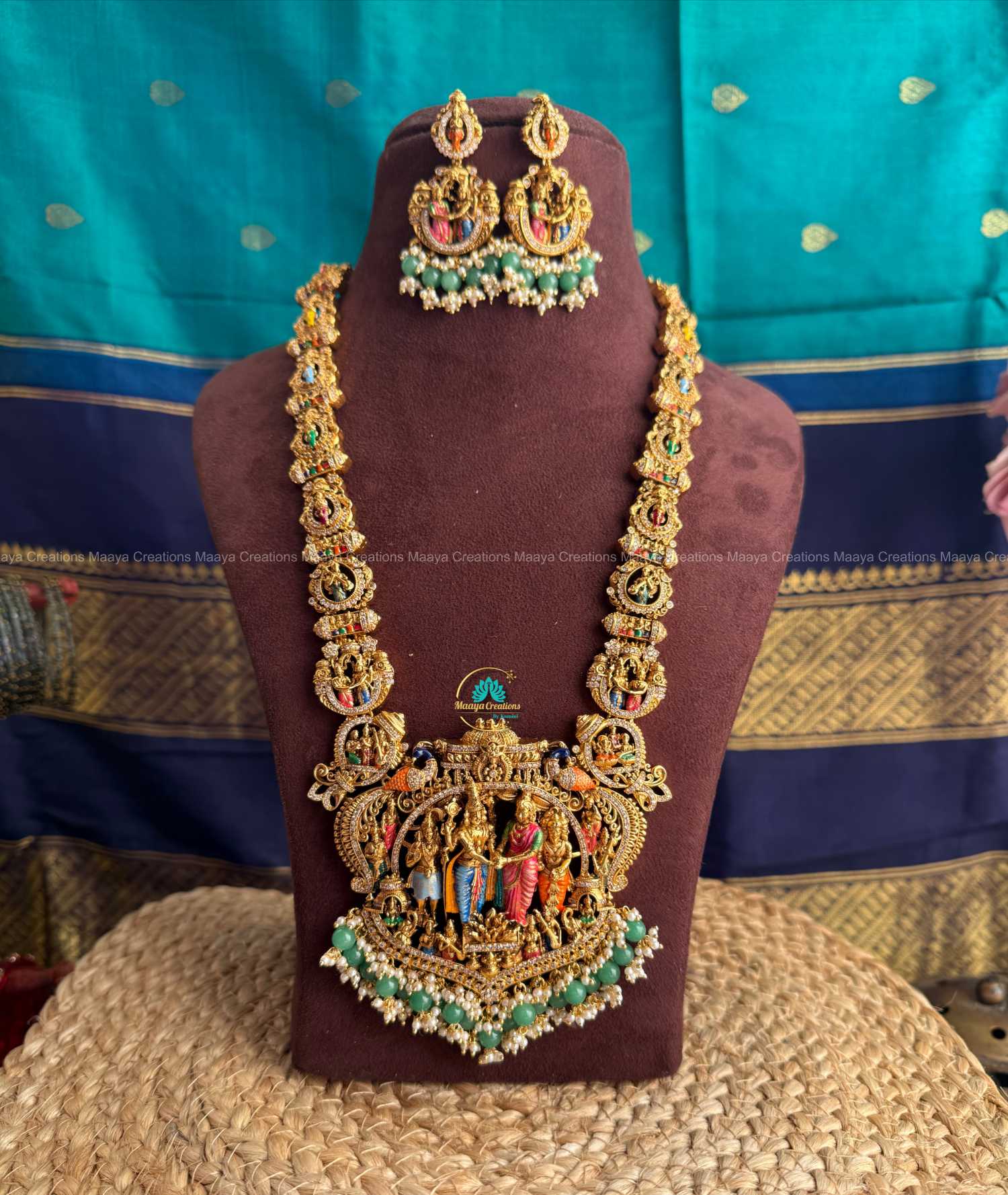 Srinivasa Kalyanam Handpainted Haram - TS02 - Image 4