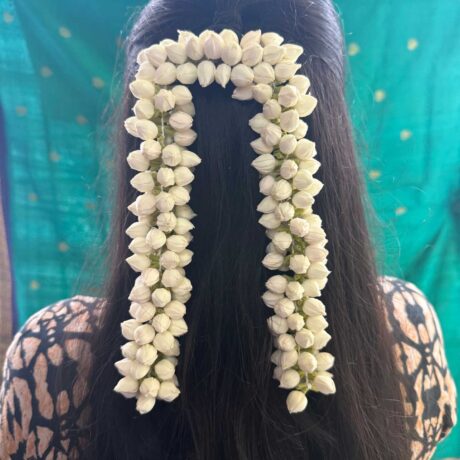 Centre Clip - Real Look like Jasmine Buds Mottu Malli clip string - Jasmine  - J291