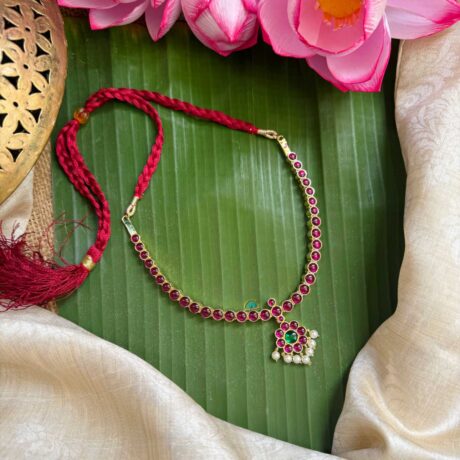 Kothai - Precious Kemp Gold Polish Attigai - PKJ161