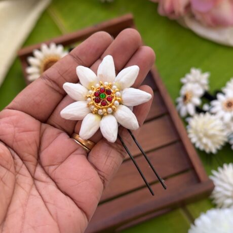 Real Look like Jasmine with Sun Pendant U pin – Jasmine U pin (Small) - J273