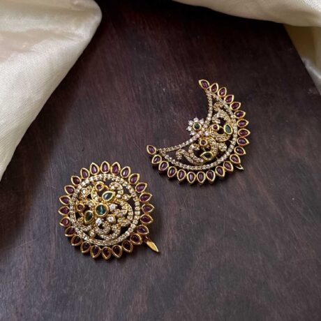 Designer AD Stone Peacock Style Chandran & Suryan Billai - CS05