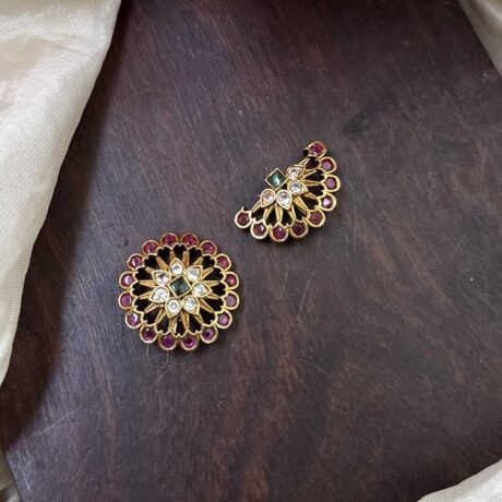 Fancy AD Stone with Ruby and Green Style Chandran & Suryan Billai - CS10