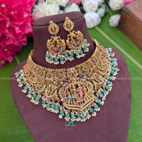 Srinivasa Kalyanam Handpainted Chocker - TS21