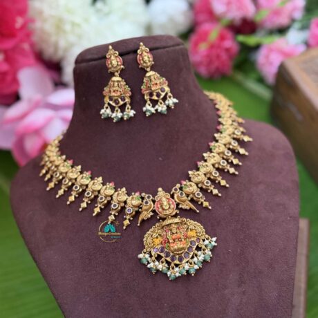 Lakshmi Hand painted Necklace - TS28