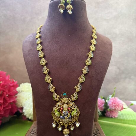 Lakshmi Hand painted Long Haram - TS24