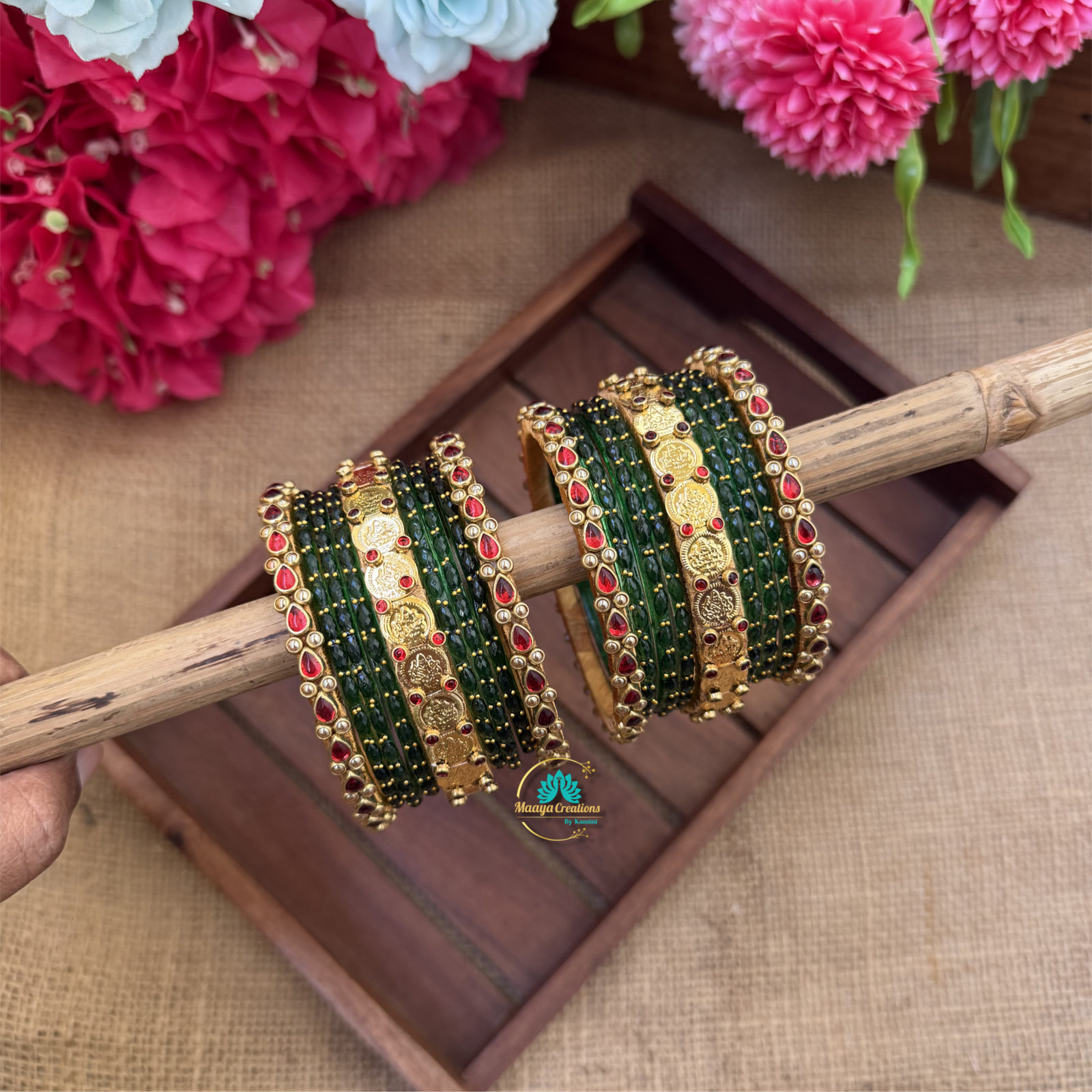 Glass bangles Combo Archives - Maaya Creations