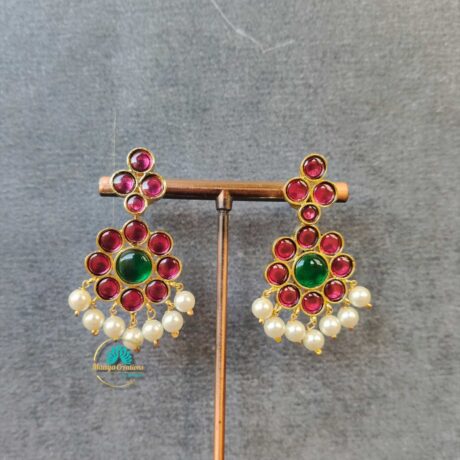 Precious Gold Polish Kemp Earrings - PKJ174