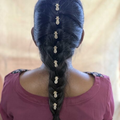 Crystal Twinkle Teardrop Hair Hooks - HH02