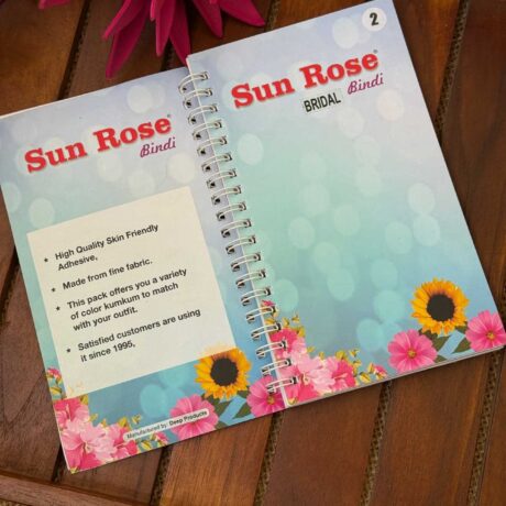 Sun Rose Bridal Bindi Book No 2 - BB8