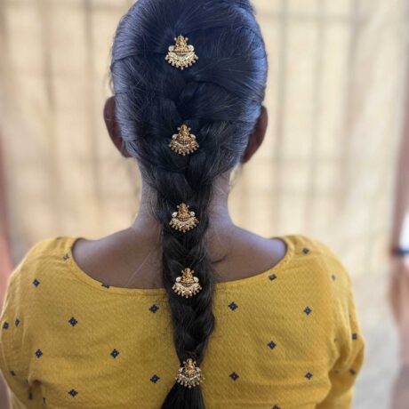 Divine Lakshmi Stone Hair Hooks - HH05